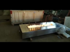 Многофункциональная на открытом воздухе прямоугольная таблица ямы огня нержавеющей стали 304 для задворк