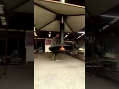 Сдвижной деревянный камин