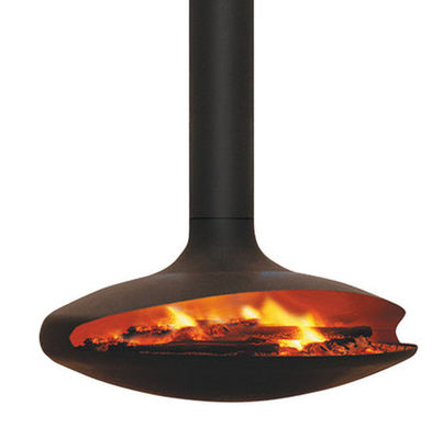 indoor suspended fireplace heating indoor decorative wood fireplace burning