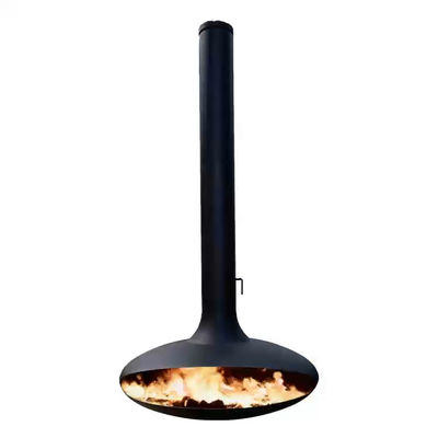 hanging round stove fireplace rotating spherical suspended